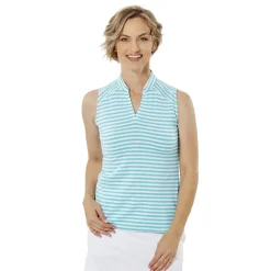 Bold Sleeveless Polo Scuba Multi