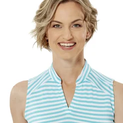 Bold Sleeveless Polo Scuba Multi