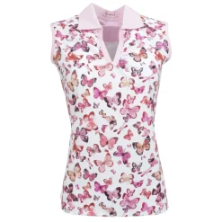 Butterfly Sleeveless Polo